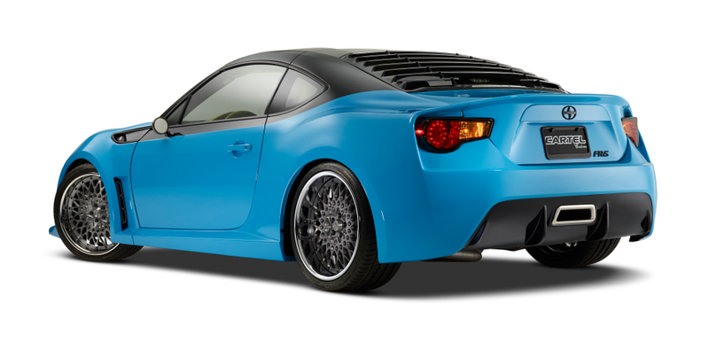 Illustration for article titled Here's A Turbocharged Scion FR-S With A Targa Top And Freaking LOUVERS